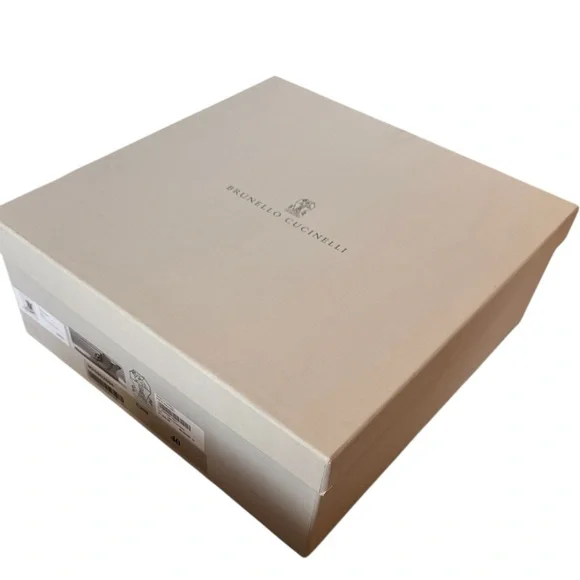 Brunello Cucinelli Large Beige Boot Box, Branded tissue and Authenticity Tag - Picture 4 of 7